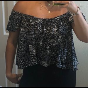 Vintage Havana Shoulder Top